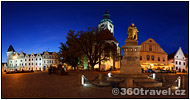 Žižka Square in Night